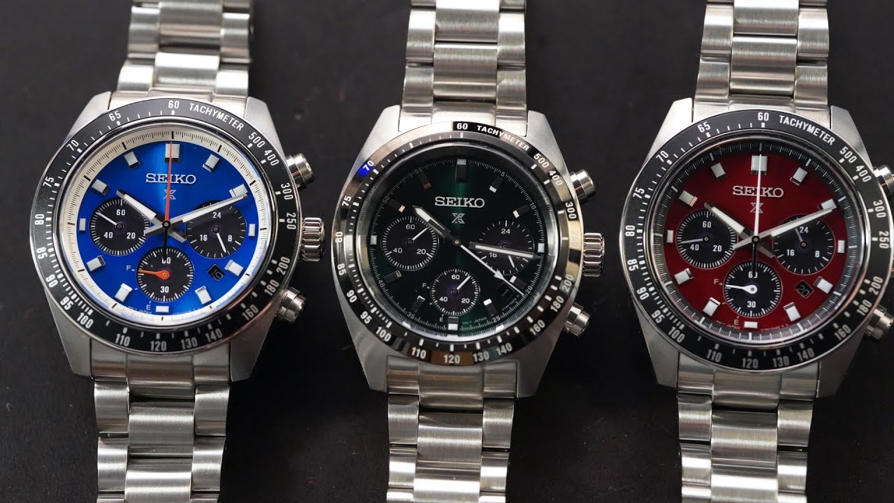 Seiko Speedtimer Chronographs 39mm vs 41mm - Affordable Solar Chrono Under $500 Rolex Daytona Homage
