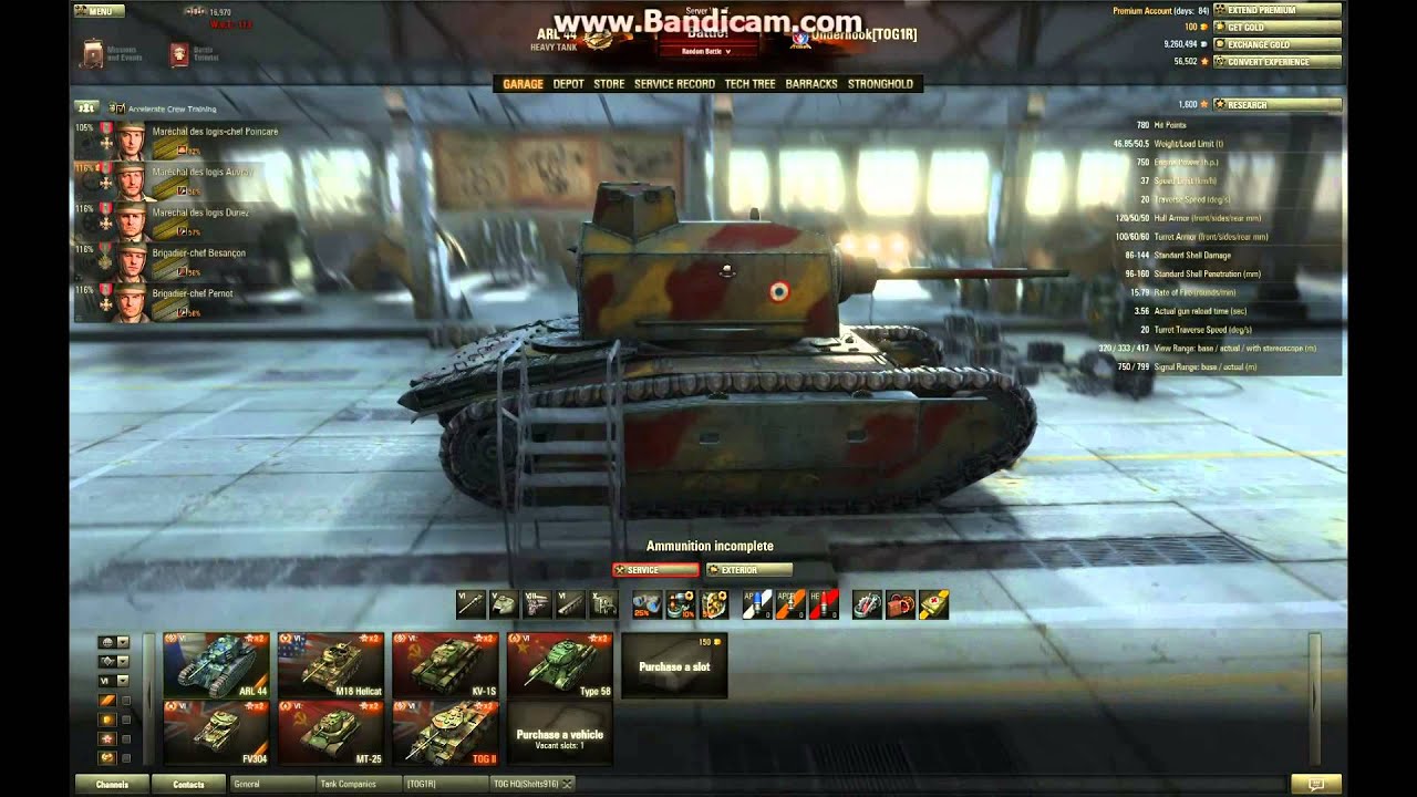 ARL 44 tank review world of tanks