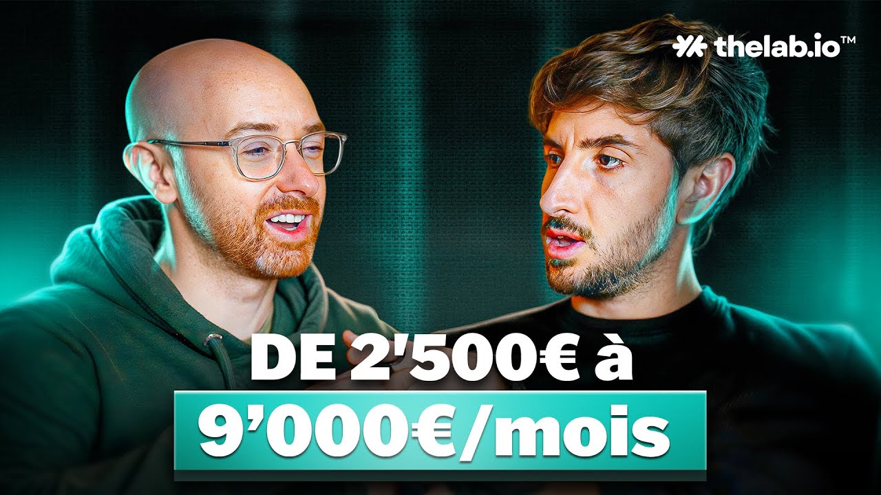 De 2,5k à 9k pour Gaëtan (media buyer)
