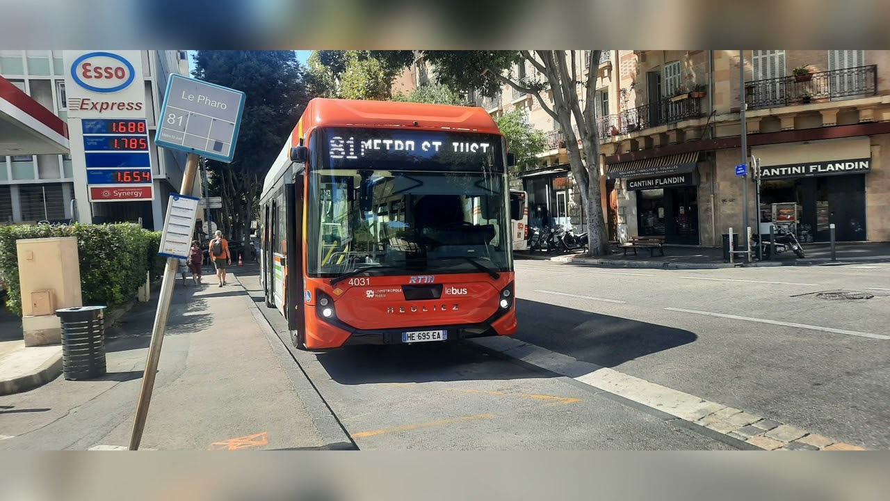RTM La Métropole Mobilité Le Bus | Heuliez GX 337 Elec n°4031 | Ligne 81