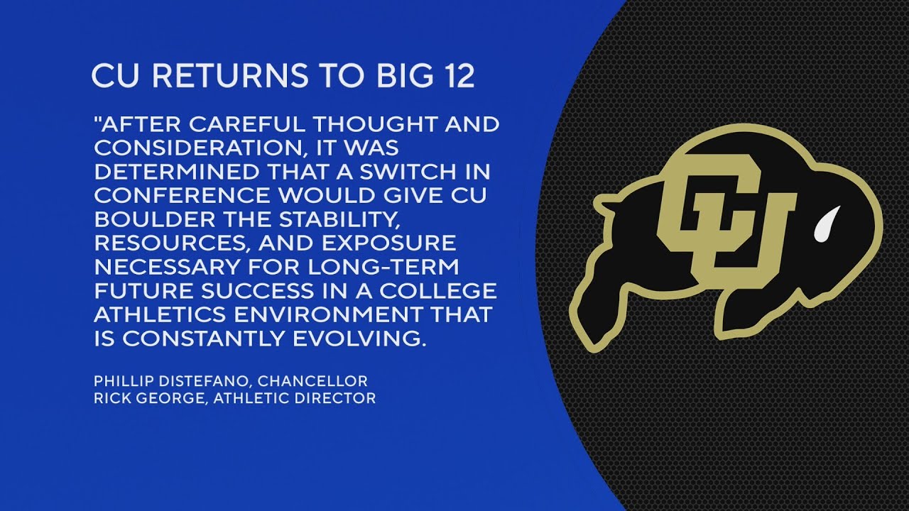 Colorado approves return to Big 12: Buffaloes set to depart Pac-12 in 2024