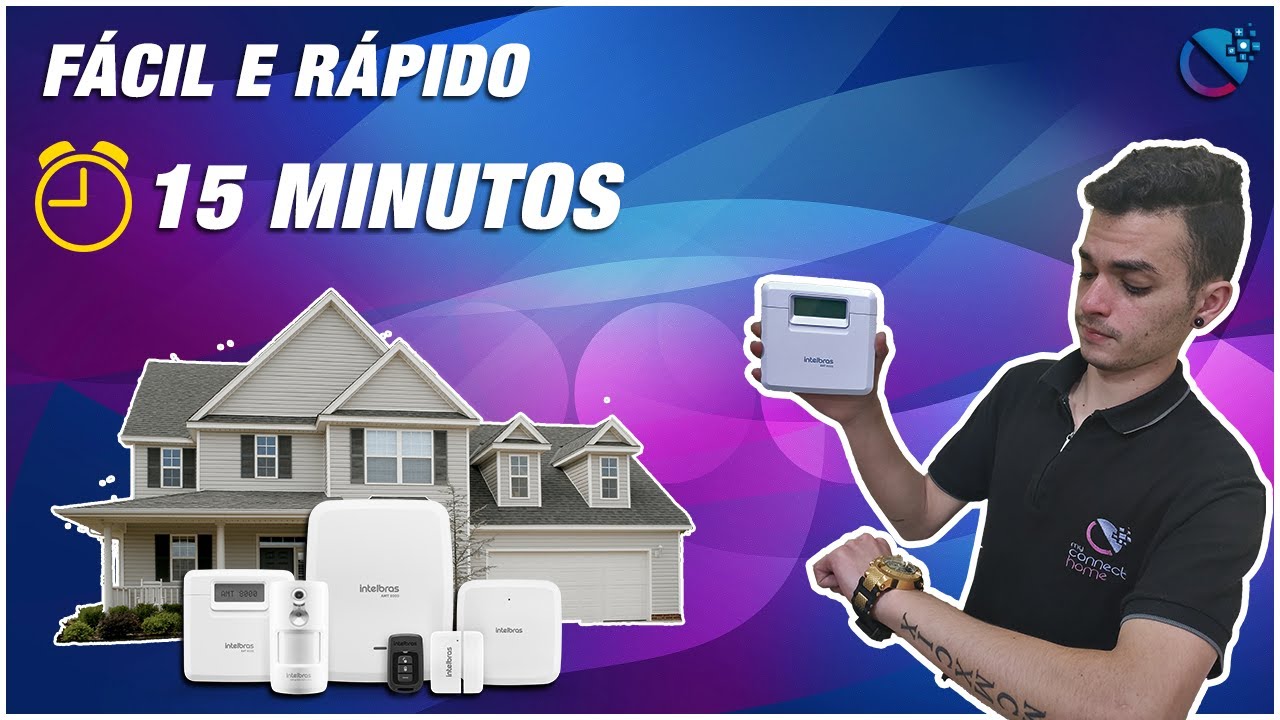 COMO INSTALAR O ALARME EM MENOS DE 15 MINUTOS - AMT 8000 INTELBRAS