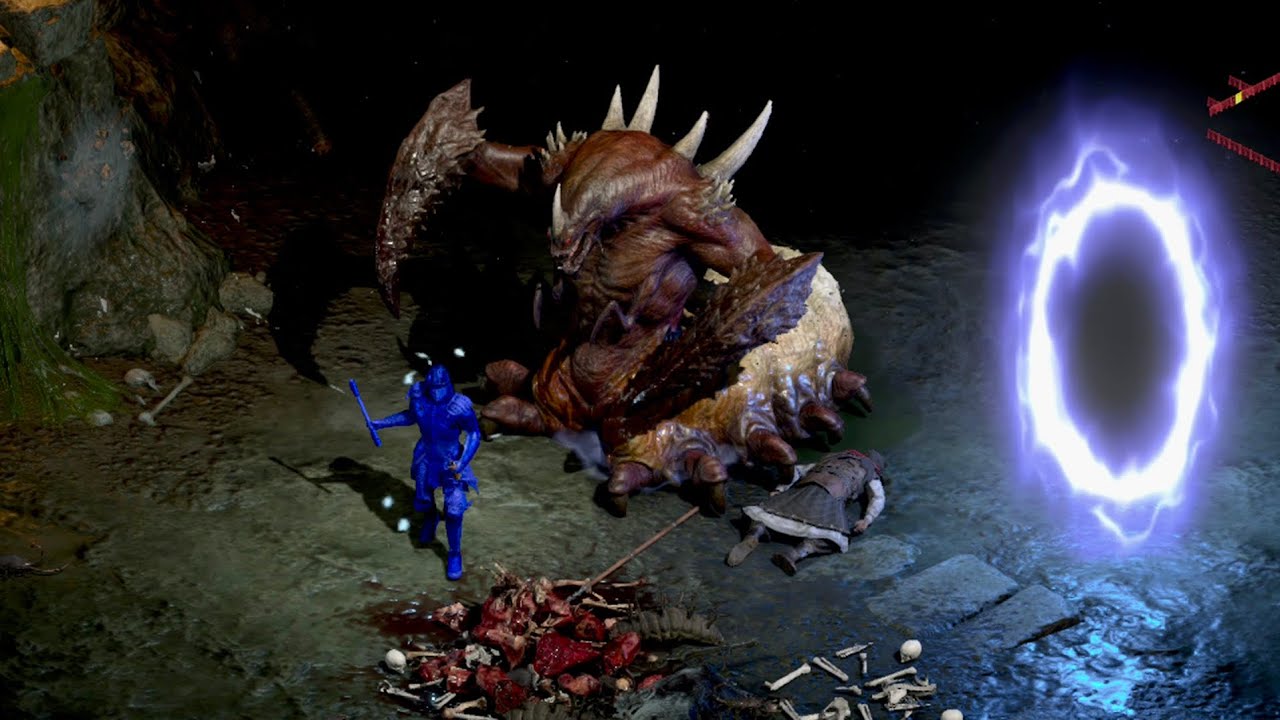 Diablo 2: Resurrected - Duriel Boss Fight 4K