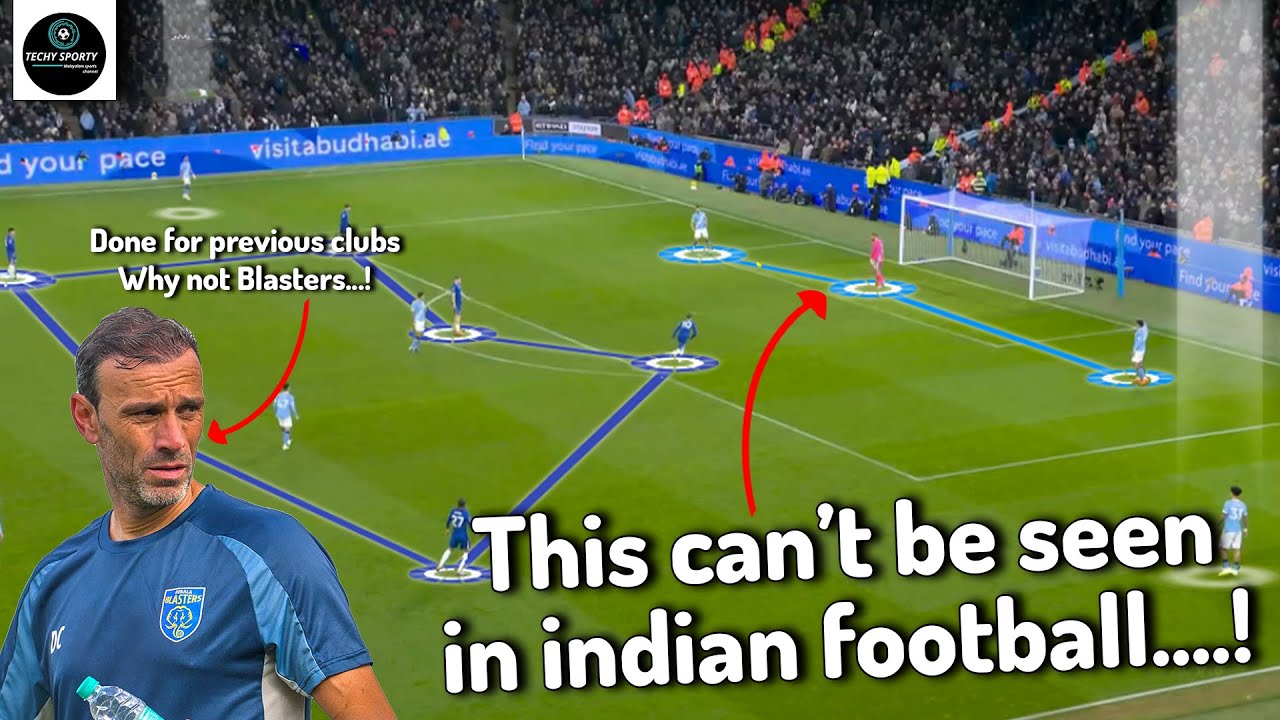 INDIAN FOOTBALL-ൽ ഇത് നിങ്ങൾ കണ്ടിട്ടുണ്ടോ ❓David Catala Kerala Blasters • BuildUp from back with GK