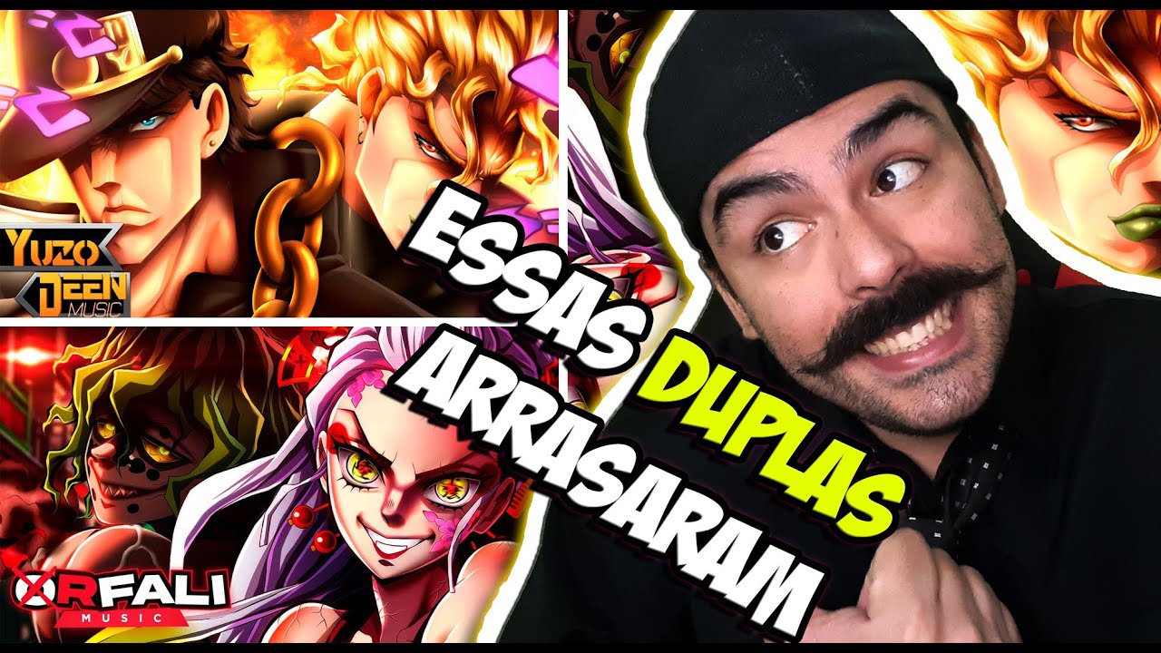 REACT - O Mundo | Jotaro & Dio | Feat.@ALBKMUSIC / Rap da Daki e Gyutaro - CAÇADORES VAMOS EXTERMINAR