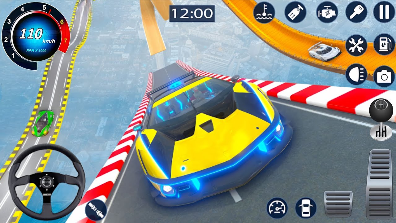 ULTIMATE Mega Ramp Car Stunts - GT Impossible Tracks - Android Gameplay