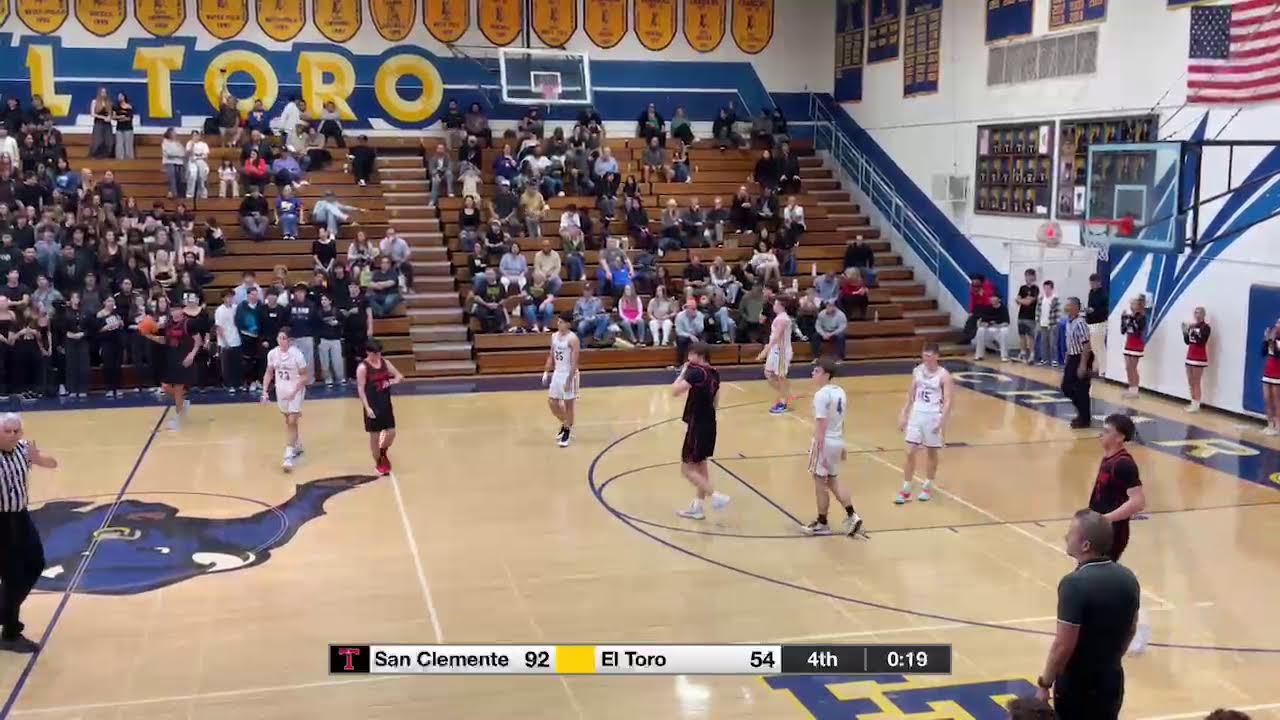 San Clemente Tritons vs El Toro H.S. Boys Basketball