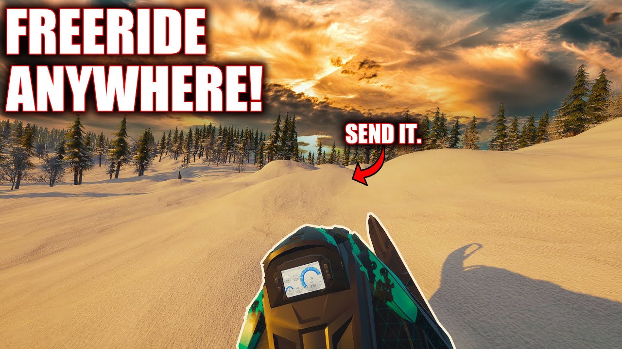 THIS NEW GAME LETS YOU FREERIDE ANYWHERE AND ITS INSANE… (Sledders)