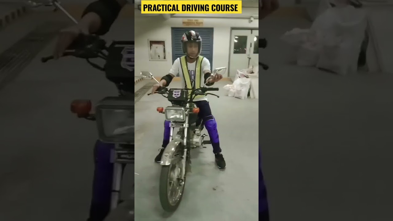 PRACTICAL DRIVING COURSE #drivinglesson #pdc #youtubeshorts #motorcycledriving #nonprofessional