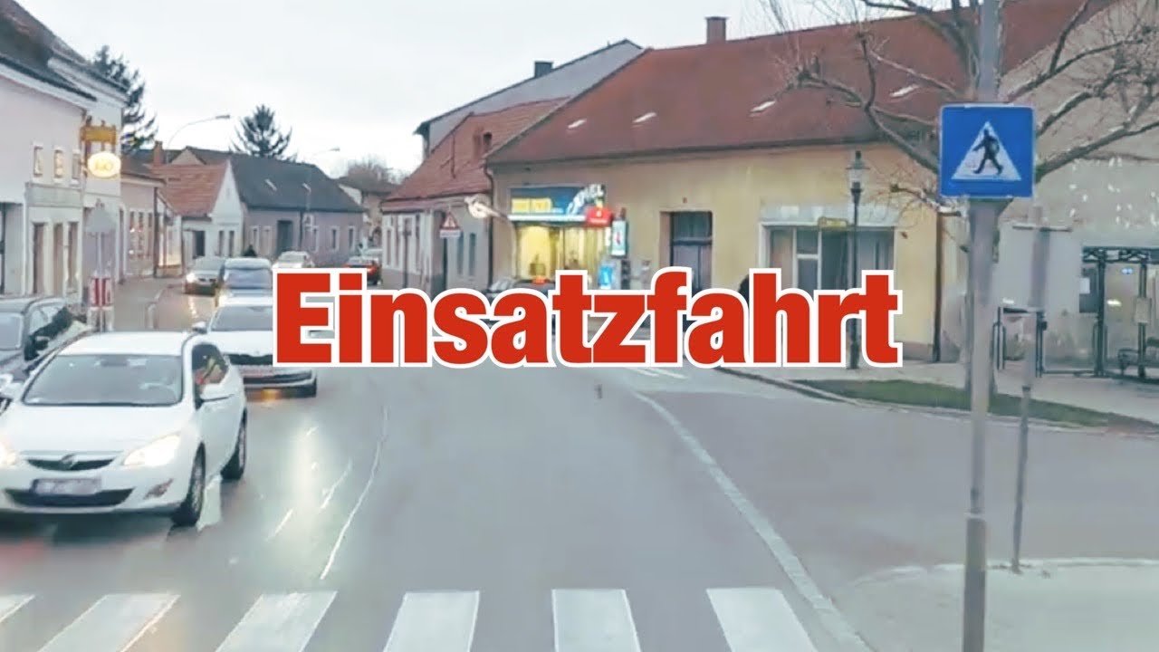 Einsatzfahrt Feuerwehr - WLF-Kran