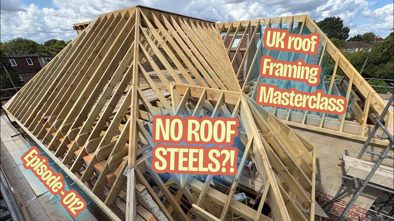 How to Build a Pitched Roof Without Steel: UK Construction Techniques (Episode 012)