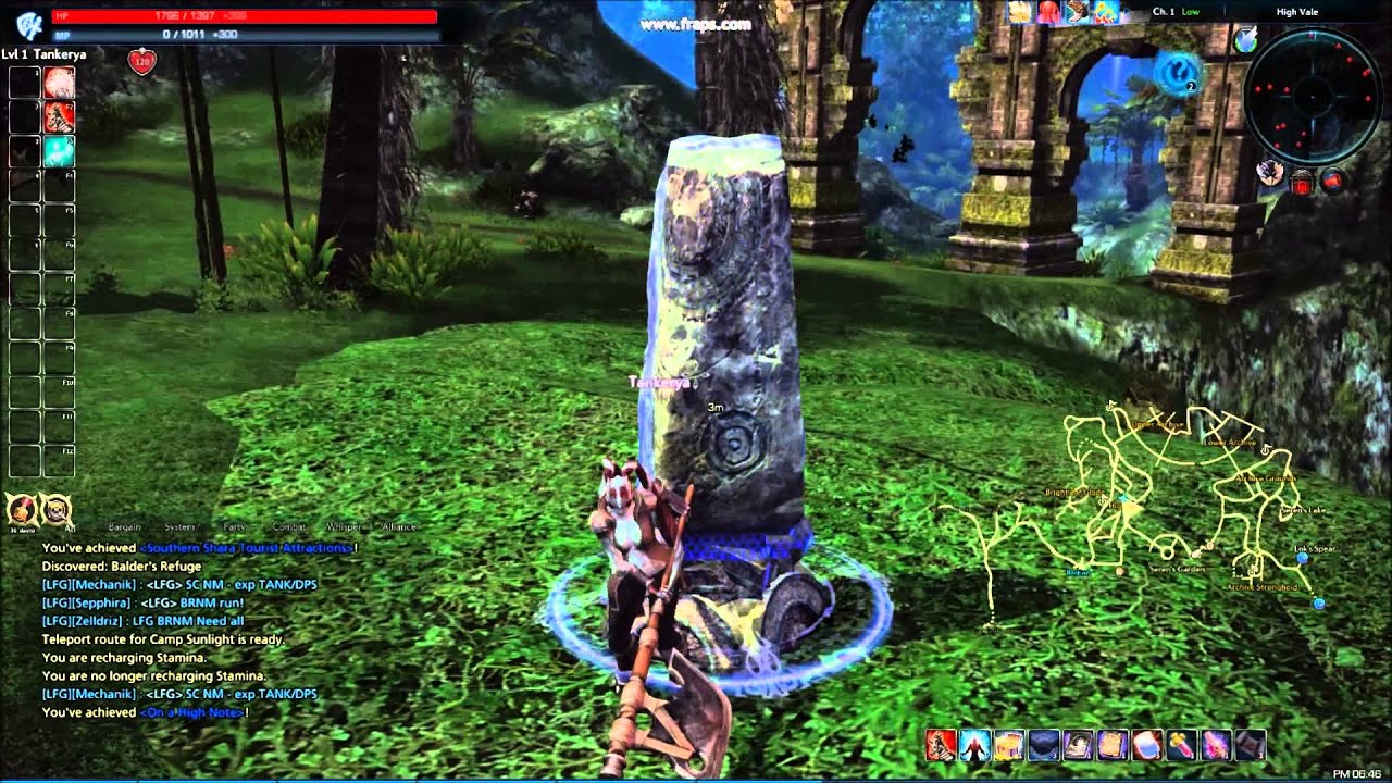 Tera Online: Getting a free dino mount [Sparky] and a free watermelon pet [Juicy] at level 01