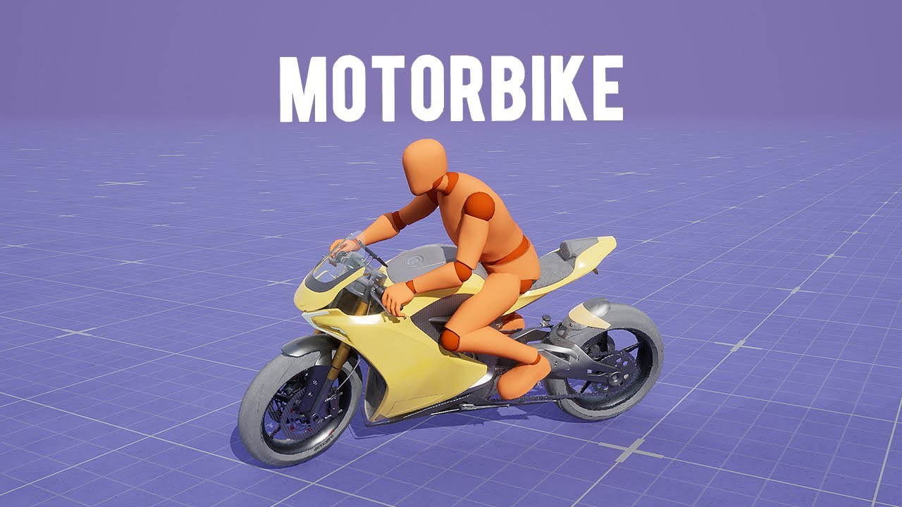 Unreal Engine Motorbike Tutorial with Vehicle Movement Component #1