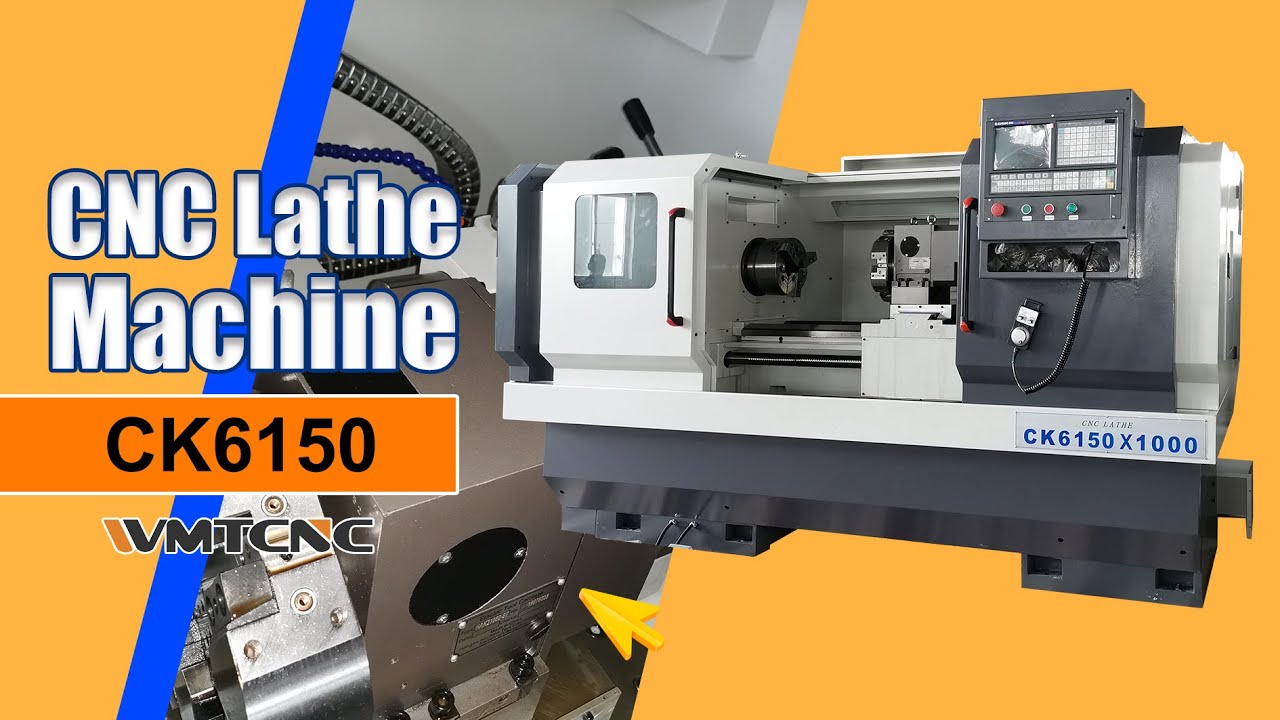 WMTCNC - CK6150 CNC Lathe Machine High Speed Machine Working