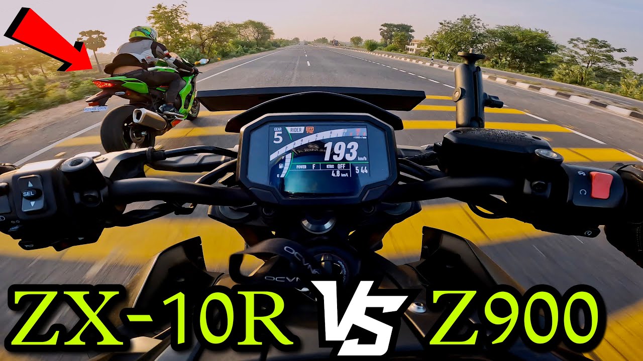 2023 ZX-10R vs Z900 | Crazy Highway Race🔥 | Hyper Riding 😍| Close Calls
