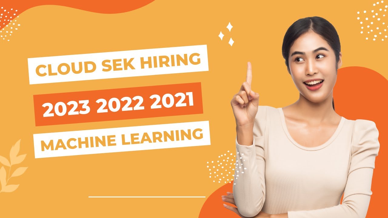 Cloud SEK Hiring 2023 | 2022 | 2021 | Machine Learning Intern | Apply Now #trending #hiring #jobs