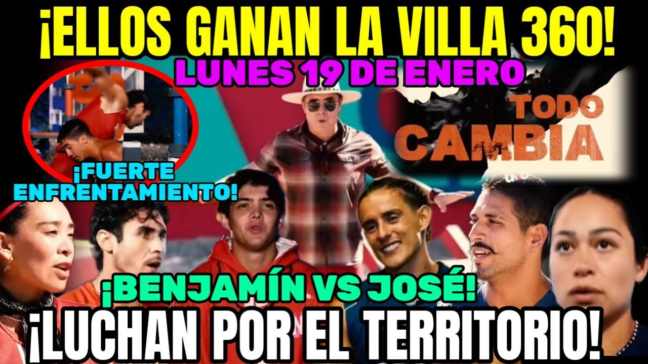 AVANCE CAP. 97 ELLOS GANAN LA VILLA 360 HOY 💥TODO CAMBIA! LUNES 19 DE ENERO EXATLÓN MÉXICO #exatlón