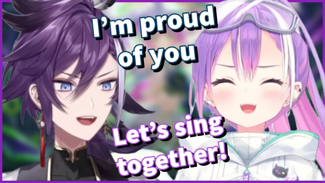Towa-sama PRAISED Hakkas Roar cover and invited him to SING TOGETHER!【Tokoyami Towa | Holostars EN】