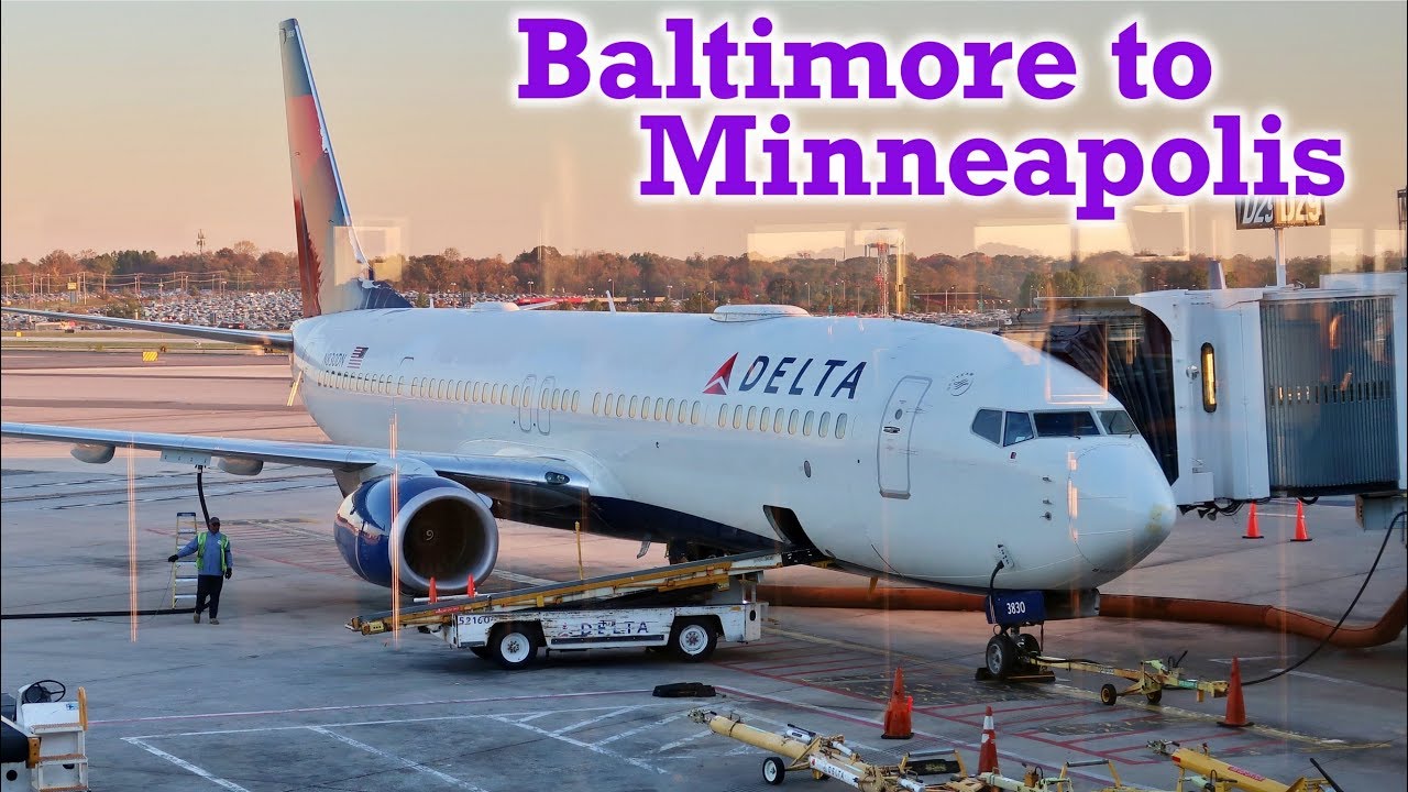 Full Flight: Delta Air Lines B737-900ER Baltimore to Minneapolis (BWI-MSP)