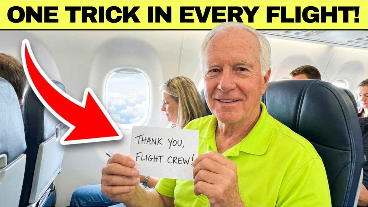 Flying After 60? Flight Crews Will Quietly Give You These 15 Free Upgrades!