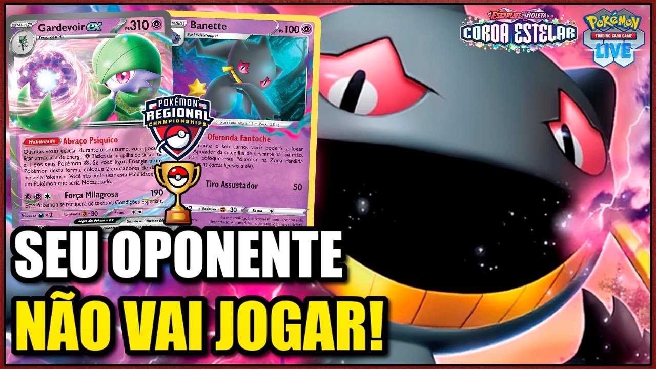 DECK BANETTE EX CAMPEÃO DE LOUISVILLE SENIOR: DEIXE SEUS OPONENTES DESESPERADOS | POKÉMON TCG LIVE