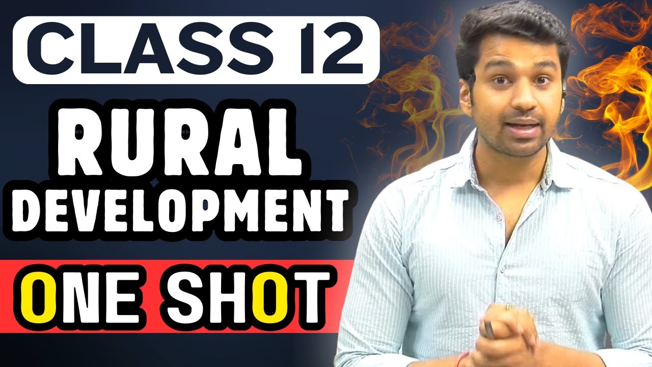 Rural Development : ONE SHOT | Class 12 Economics | Boards 2024 | CA Parag Gupta