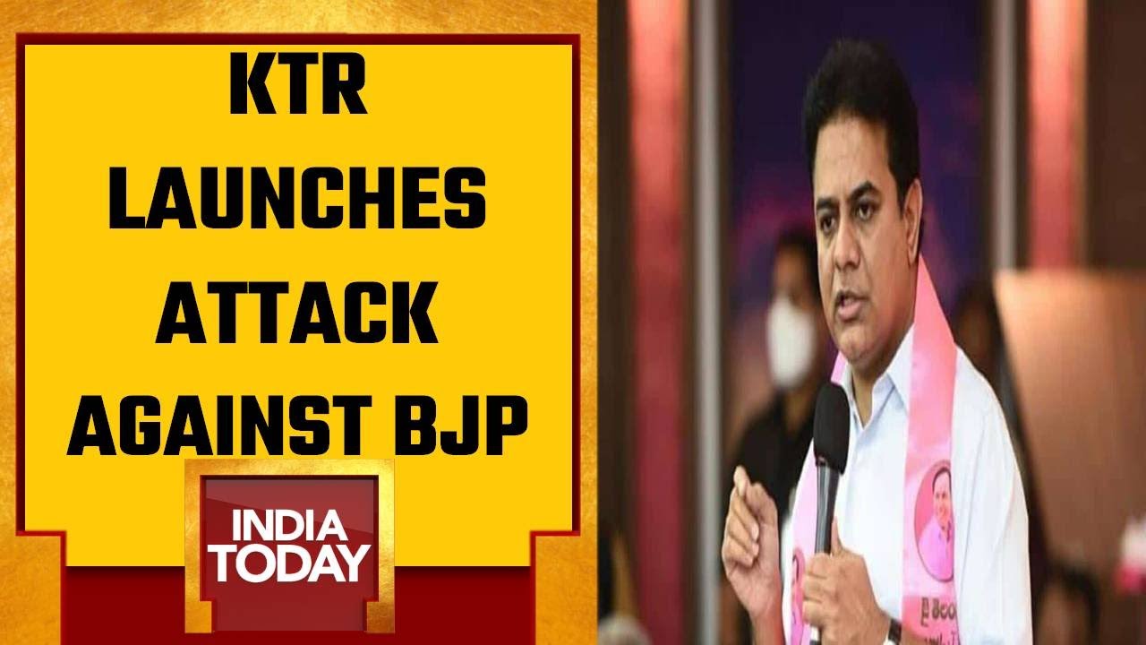 After Shah Slammed KCR In Hyderabad Rally, KTR Launches Attack Against BJP