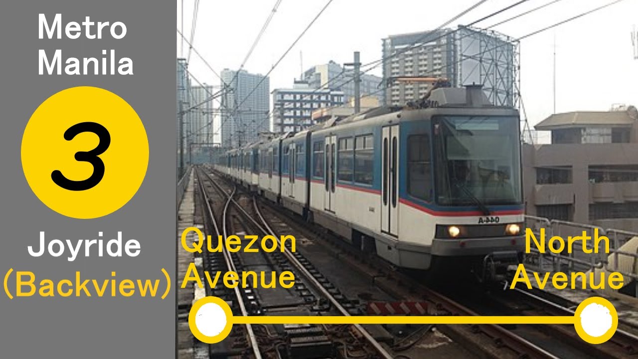 (JOYRIDE) Metro Manila MRT-3: Quezon Avenue to North Avenue