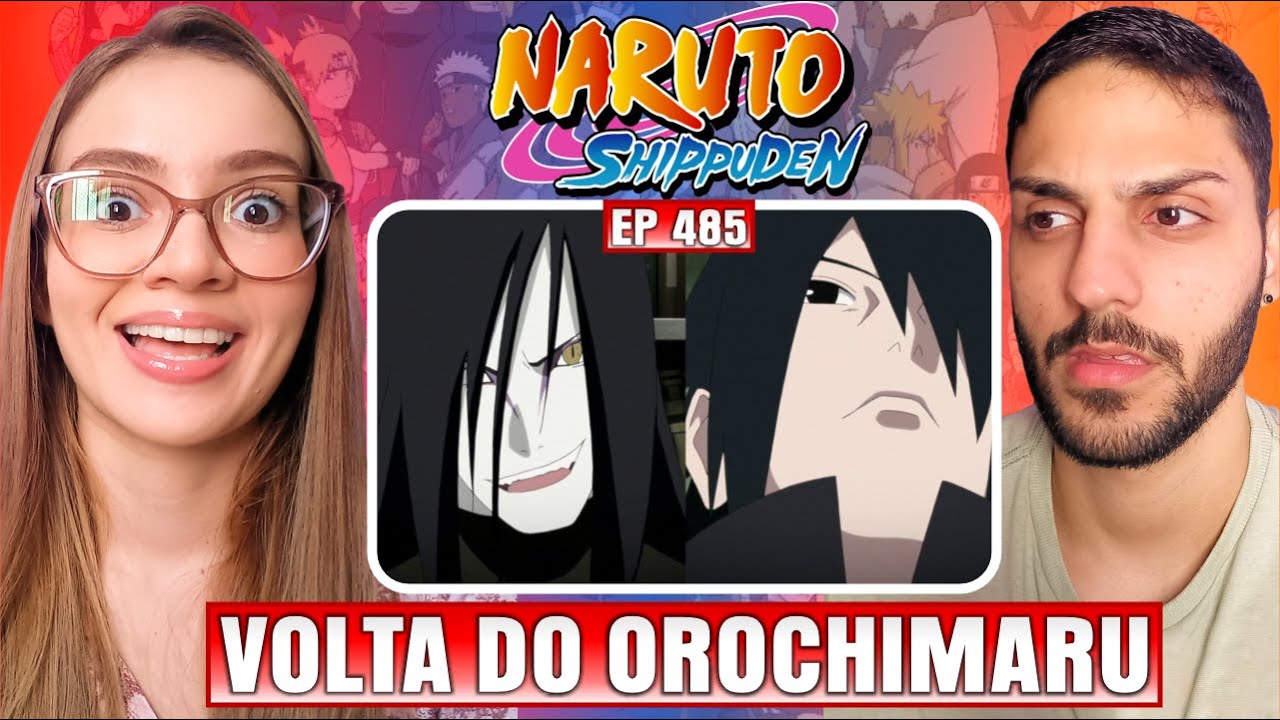 (SASUKE VAI DUELAR? 🤨) Professora de Geografia ASSISTE NARUTO SHIPPUDEN｜EPISÓDIO 485｜REACT