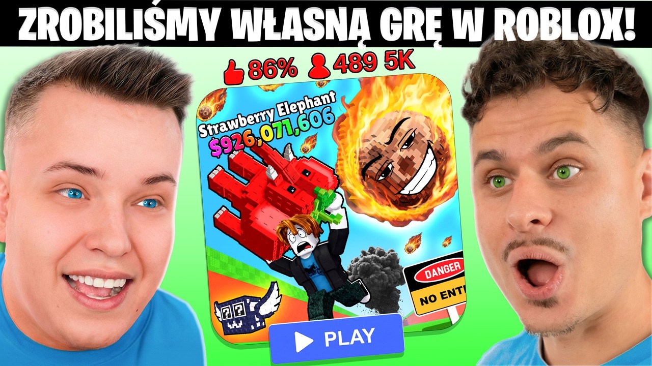Zrobiliśmy WŁASNĄ GRĘ Escape Disasters For Brainrots w Roblox!