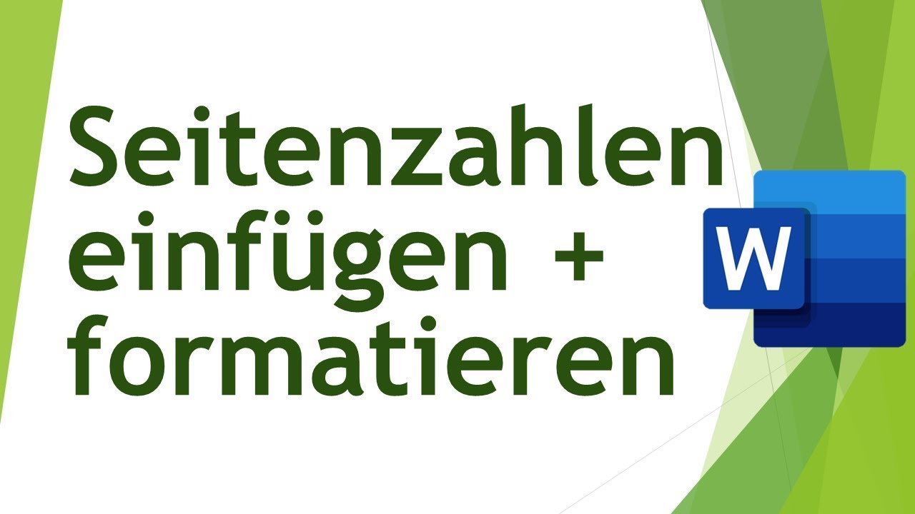 Seitenzahlen in Word einfügen - Abschlussarbeiten schreiben (08)