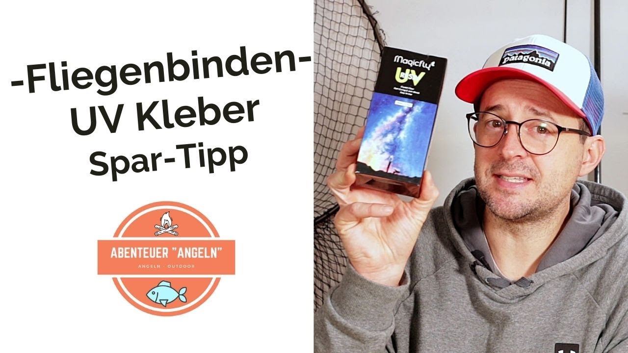 Günstiger UV Kleber zum Fliegenbinden - Fliegenfischen - Raubfischangeln