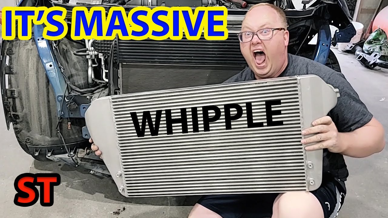 Whipple intercooler install in  the 2020 Ford Exporer ST