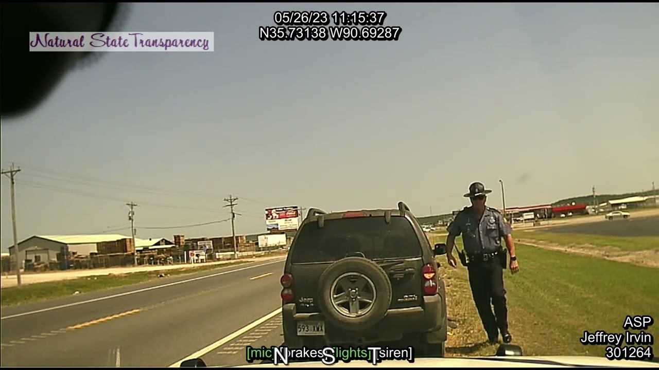Traffic Stop AR-1 Jonesboro Craighead Co Arkansas State Police Troop C, Traffic Series Ep. 373