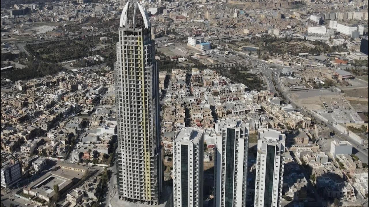 Erbil-(E1 tower)(zanyari tower) (the highest tower in iraq)(بەرزترین تاوەر لە هەموو عيراق)