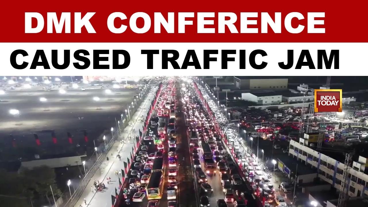 Heavy Traffic Congestion Witnessed On Trichy-Chennai National Highway | DMK | Tamil Nadu #dmknews