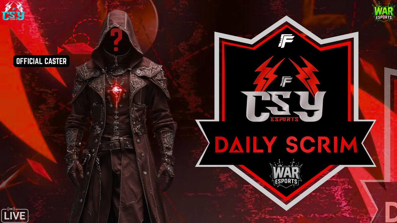 CSY X WAR 10PM SCRIM | 10 - JAN - 26 | @freefireesportsofficial @FreeFireEsportsPakistan ​