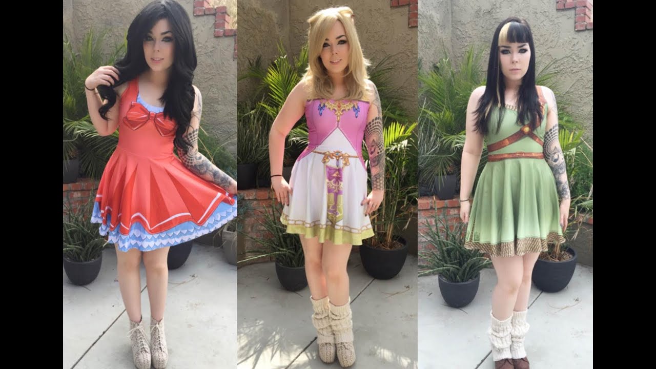 ►Everyday Cosplay!!! 3 Outfits 1 Video! Featuring Living Dead Clothing!!