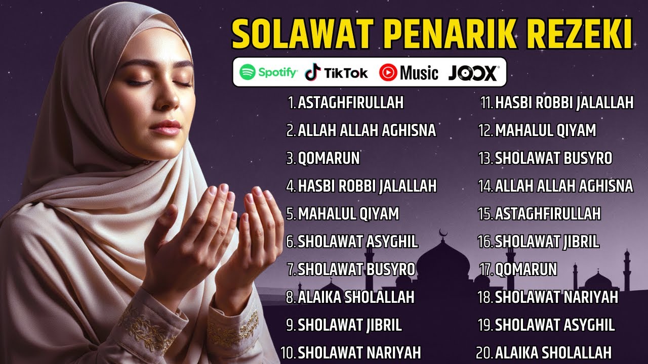 SHOLAWAT VIRAL TERBARU 2026 🌙 SHOLAWAT NABI MERDU & REZEKI BERKAH | JIBRIL, BURDA, NARIYAH