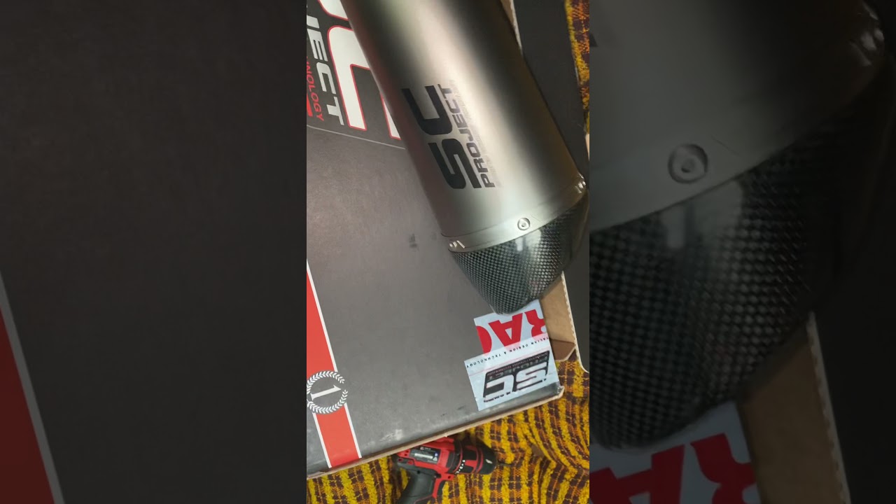 2015 BMW S1000rr SC Project Conic baffle removal
