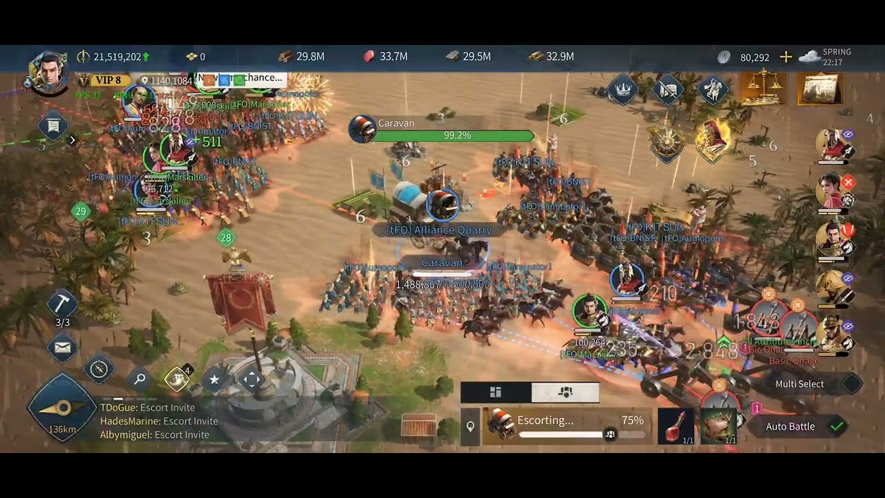 Age of empires mobile caravan escort huge