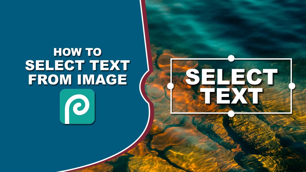 How to select text from image in photopea