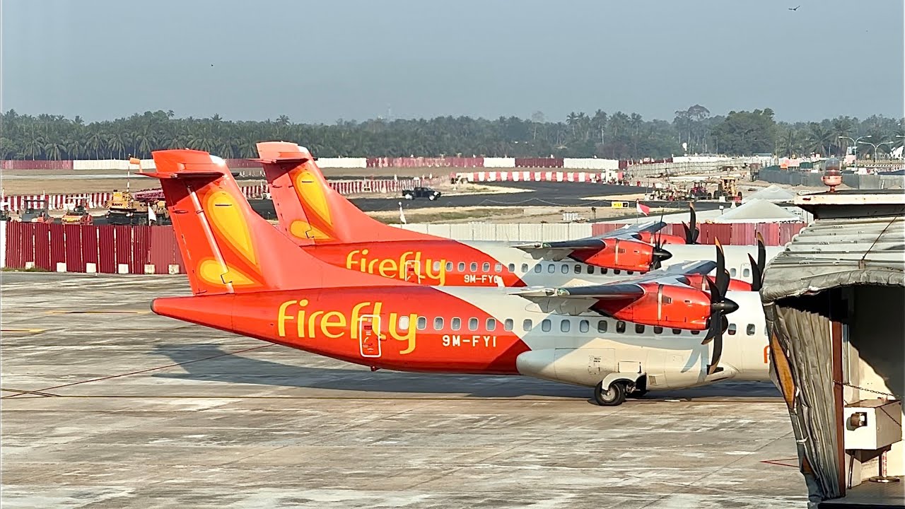 Kota Bharu Airport Morning Arrival on 13th April 2024 | Landing and Taxi to Gate