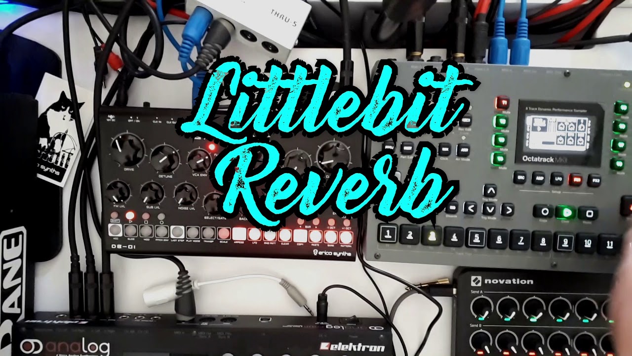 Erica Synths DB-01 Bassline Demo with a Kick (no talking)