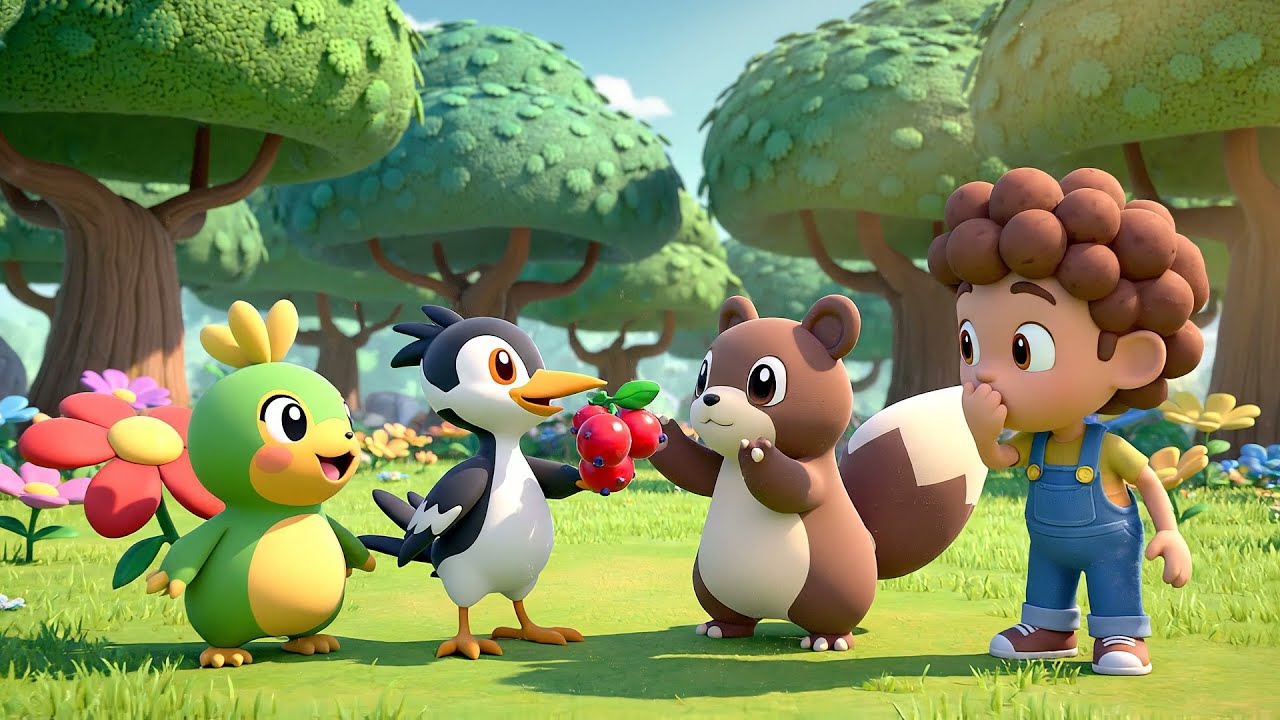 O Pokémon Bebê Pikipek Deixou Cair Tudo | Canções e Rimas para Crianças