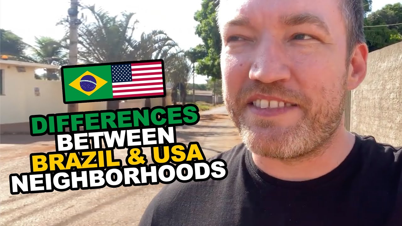 🇧🇷🇺🇸 DIFFERENCES BETWEEN BRAZIL & USA NEIGHBORHOODS! (CENTRAL BRAZIL) 🇧🇷🇺🇸