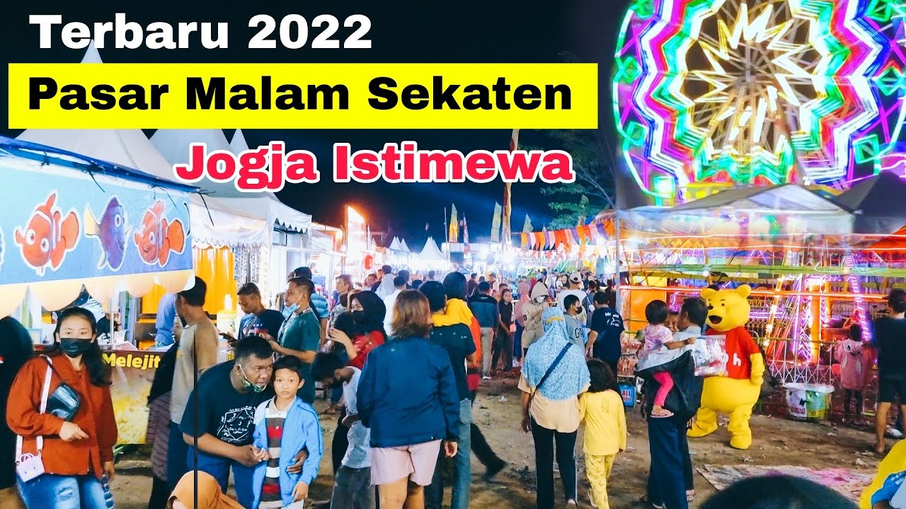 Suasana Pasar Malam Sekaten 2022 Hari Pertama | Wisata Jogja