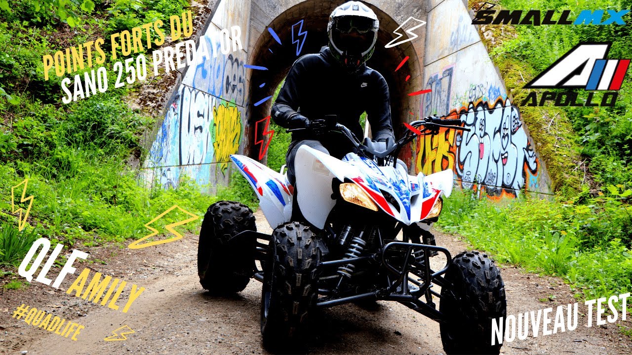 ON TESTE LE SANO PREDATOR 250 APOLLO !!!