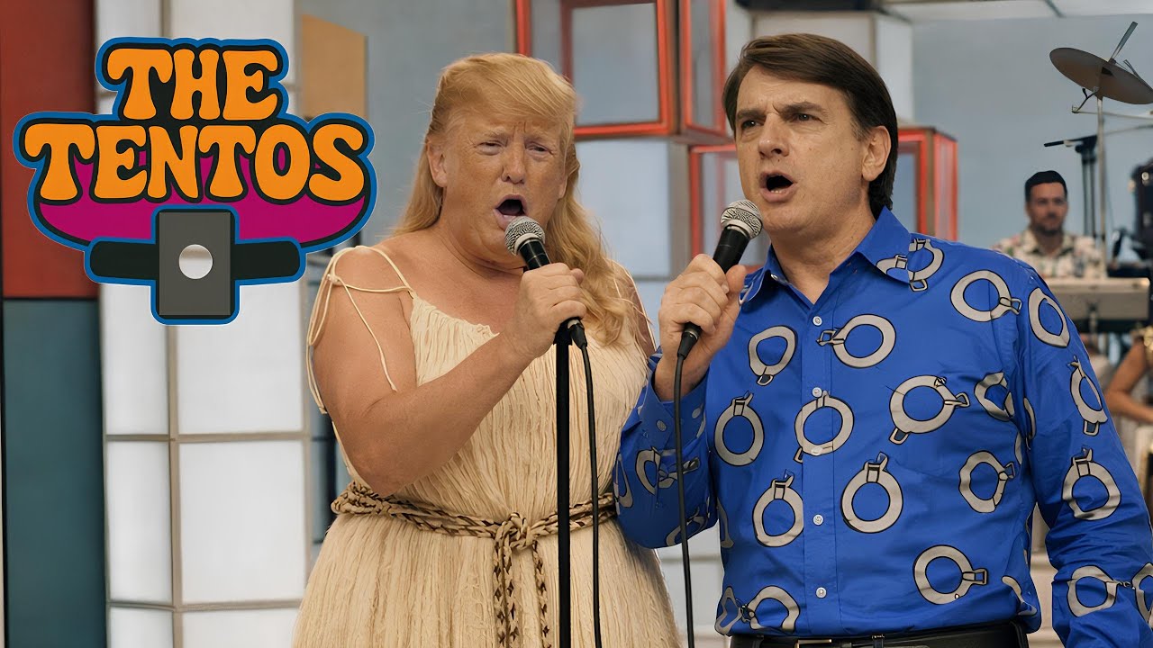 🎤 Trump Safado, Por Que Me Enganou? | Paródia Porque Brigamos | THE TENTOS no 📺 Clube do Bolinha