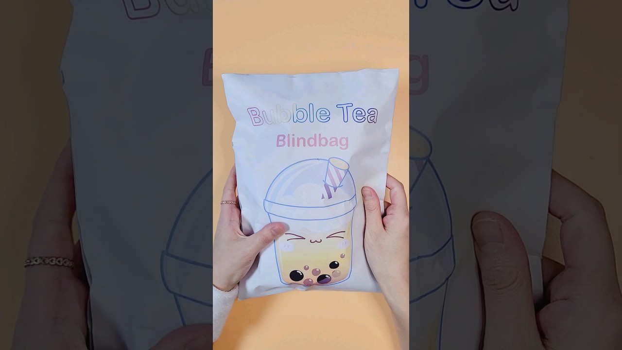 Boba blind bag 🧋❤️| 버블티 블라인드백 #blindbag #boba #papercraft #papersquishy #bubbletea #asmr #shorts
